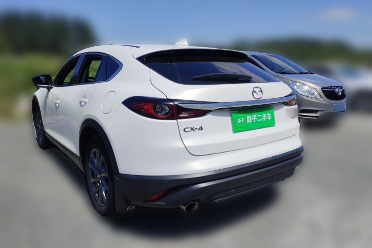 Used Mazda CX-4 2020 2.0L Automatic Two-Wheel Drive Blue Sky Dynamic Edition Rear Left 45 Deg