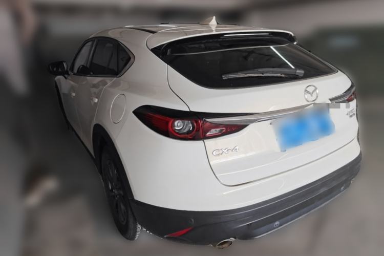 Used Mazda CX-4 2020 2.0L Automatic Two-Wheel Drive Blue Sky Exploration Edition Rear Left 45 Deg