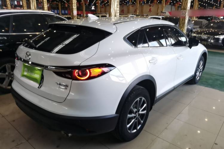 Used Mazda CX-4 2020 2.0L Automatic Two-Wheel Drive Blue Sky Exploration Edition Rear Right 45 Deg