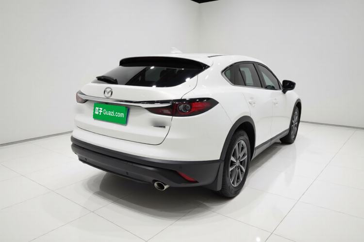 Used Mazda CX-4 2020 2.0L Automatic Two-Wheel Drive Blue Sky Dynamic Edition Rear Right 45 Deg