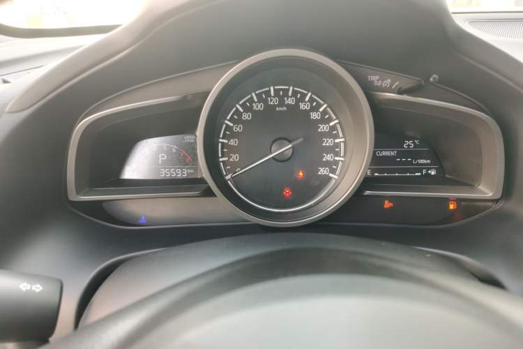 Used Mazda CX-4 2021 2.0L Automatic Two-Wheel Drive Blue Sky Exploration Edition Odometer Close Up