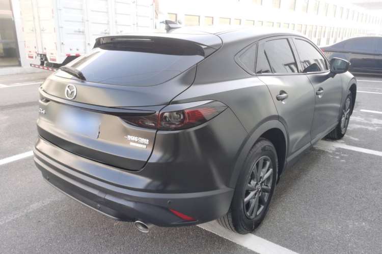 Used Mazda CX-4 2021 2.0L Automatic Two-Wheel Drive Blue Sky Exploration Edition Rear Right 45 Deg