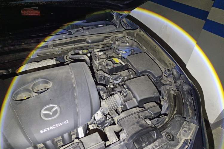 Used Mazda CX-4 2021 2.0L Automatic Two-Wheel Drive Blue Sky Exploration Edition Engine Bay Left