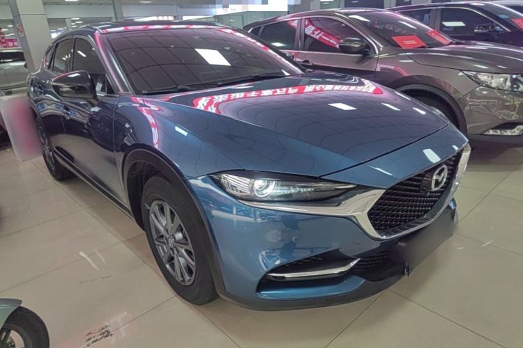 Used Mazda CX-4 2021 2.0L Automatic Two-Wheel Drive Blue Sky Exploration Edition Front Right 45 Deg