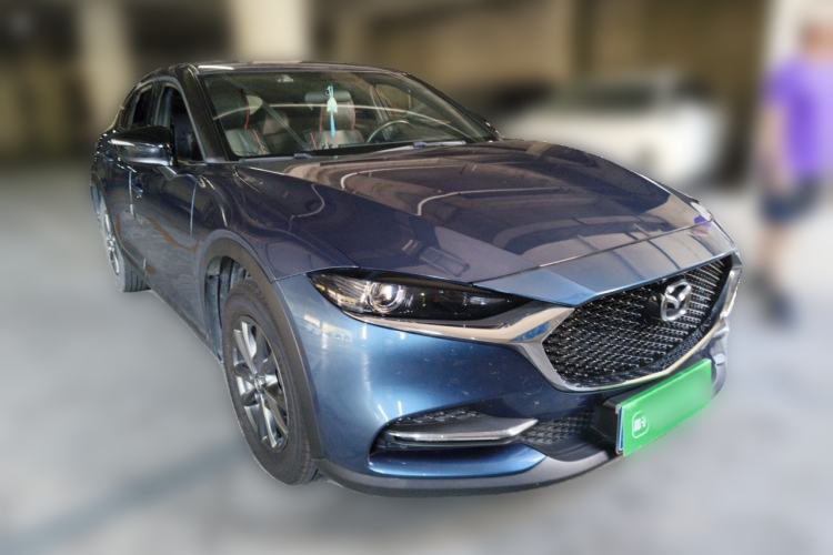 Used Mazda CX-4 2021 2.0L Automatic Two-Wheel Drive Blue Sky Dynamic Edition Front Right 45 Deg
