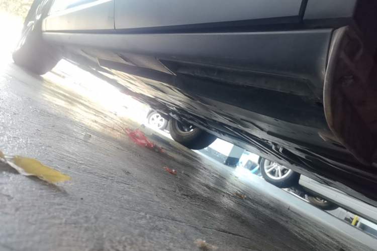 Used Mazda CX-4 2021 2.0L Automatic Two-Wheel Drive Blue Sky Exploration Edition Left Side Sill