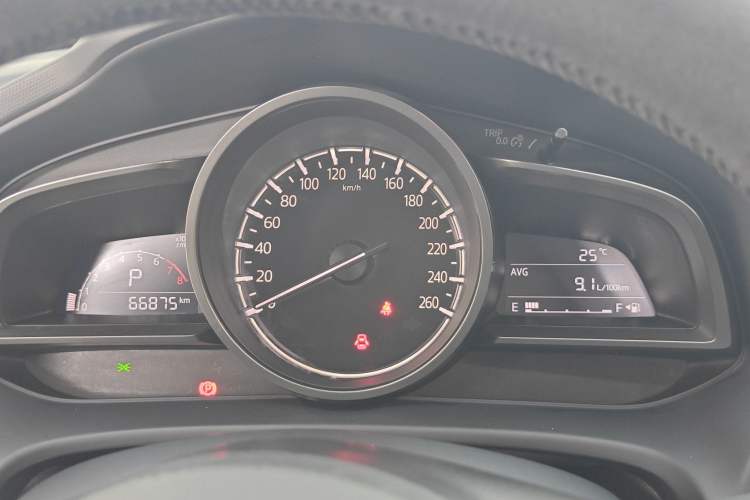 Used Mazda CX-4 2021 2.0L Automatic Two-Wheel Drive Blue Sky Exploration Edition Odometer Close Up