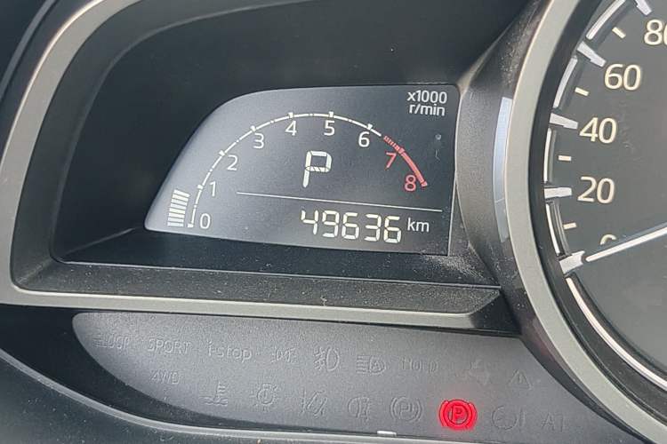 Used Mazda CX-4 2021 2.0L Automatic Two-Wheel Drive Blue Sky Dynamic Edition Odometer Close Up