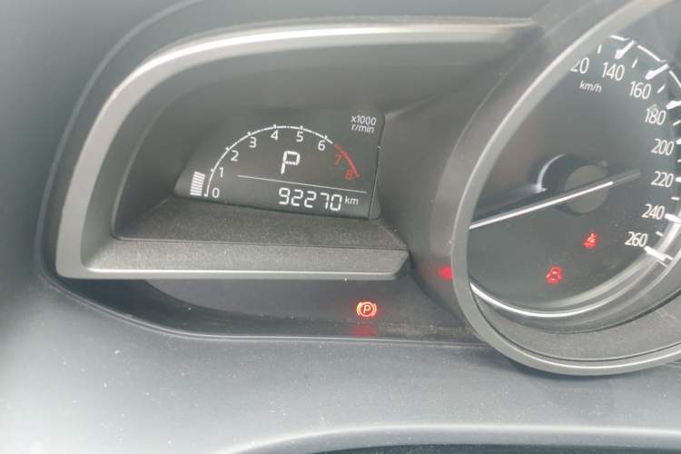 Used Mazda CX-4 2021 2.0L Automatic Two-Wheel Drive Blue Sky Luxury Edition Odometer Close Up