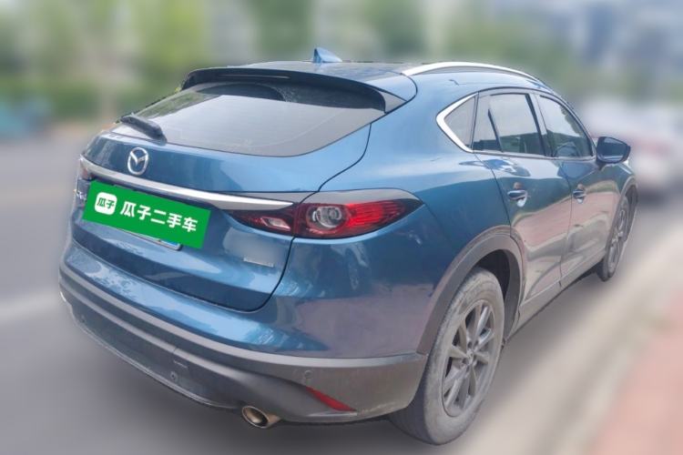 Used Mazda CX-4 2021 2.0L Automatic Two-Wheel Drive Blue Sky Luxury Edition Rear Right 45 Deg