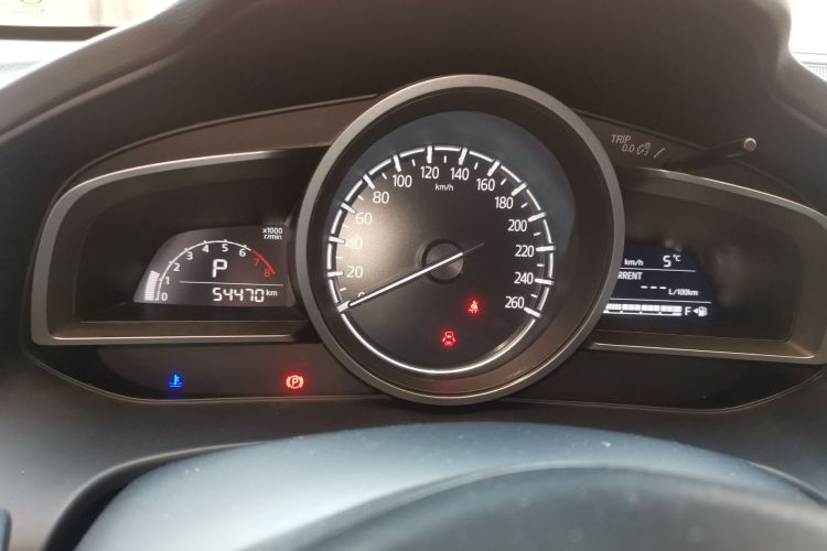 Used Mazda CX-4 2021 2.0L Automatic Two-Wheel Drive Blue Sky Dynamic Edition Odometer Close Up