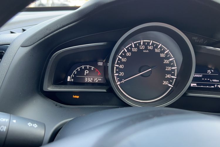 Used Mazda CX-4 2021 2.0L Automatic Two-Wheel Drive Blue Sky Dynamic Edition Odometer Close Up