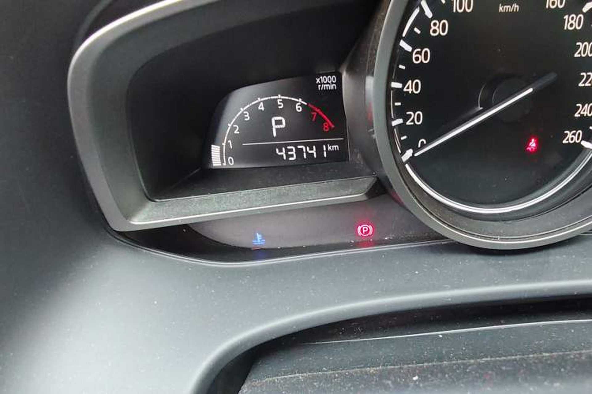 Used Mazda CX-4 2021 2.0L Automatic Two-Wheel Drive Blue Sky Dynamic Edition Odometer Close Up