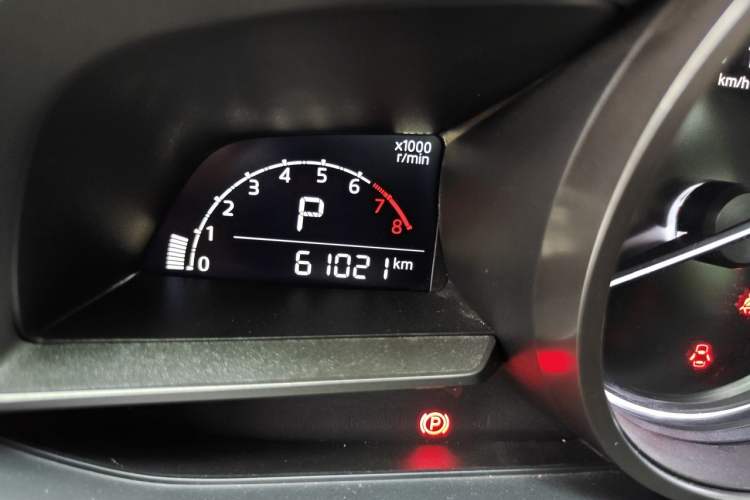 Used Mazda CX-4 2021 2.0L Automatic Two-Wheel Drive Blue Sky Exploration Edition Odometer Close Up