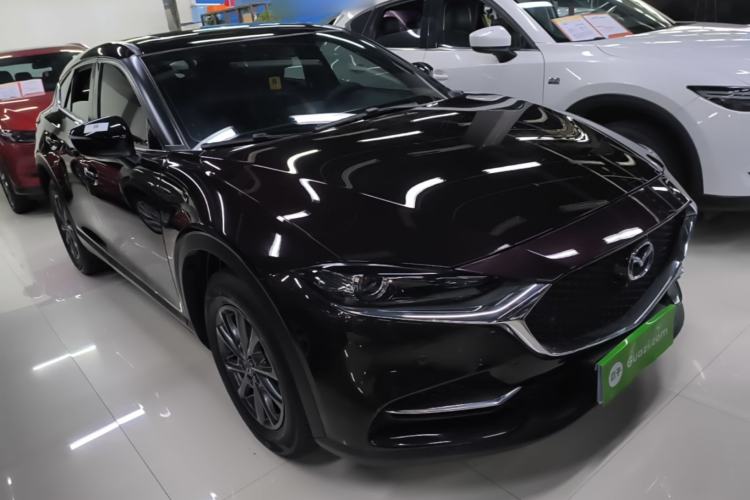 Used Mazda CX-4 2021 2.0L Automatic Two-Wheel Drive Blue Sky Exploration Edition Front Right 45 Deg