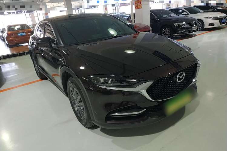 Used Mazda CX-4 2021 2.0L Automatic Two-Wheel Drive Blue Sky Exploration Edition Front Right 45 Deg