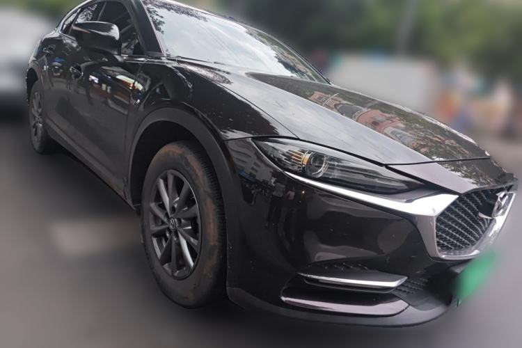 Used Mazda CX-4 2021 2.0L Automatic Two-Wheel Drive Blue Sky Dynamic Edition Front Right 45 Deg