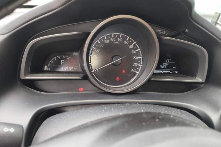 Used Mazda CX-4 2021 2.0L Automatic Two-Wheel Drive Blue Sky Dynamic Edition Odometer Close Up
