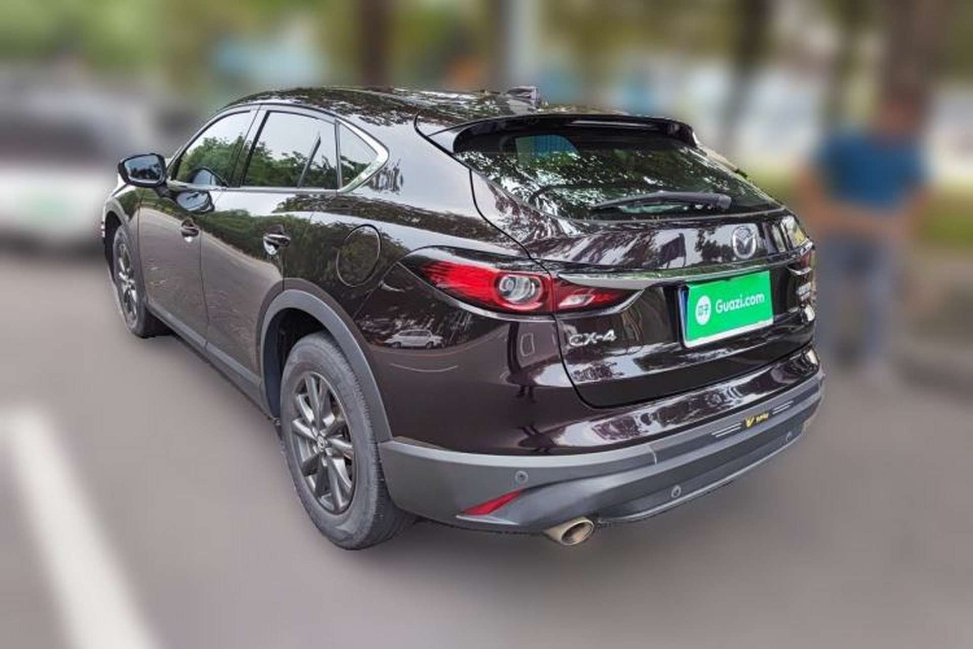 Used Mazda CX-4 2021 2.0L Automatic Two-Wheel Drive Blue Sky Exploration Edition Rear Left 45 Deg
