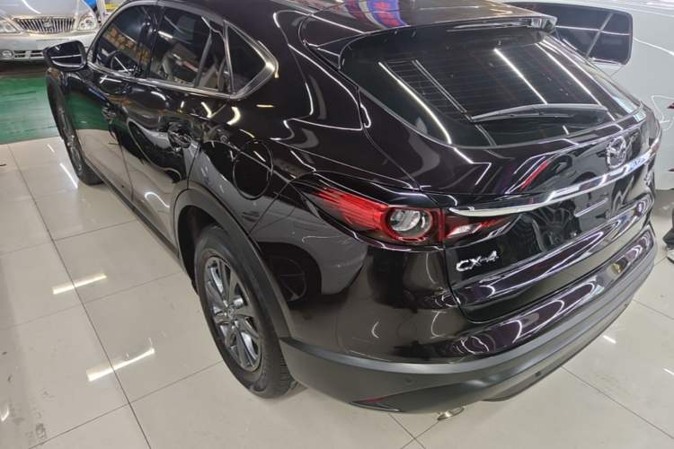 Used Mazda CX-4 2021 2.0L Automatic Two-Wheel Drive Blue Sky Exploration Edition Rear Left 45 Deg