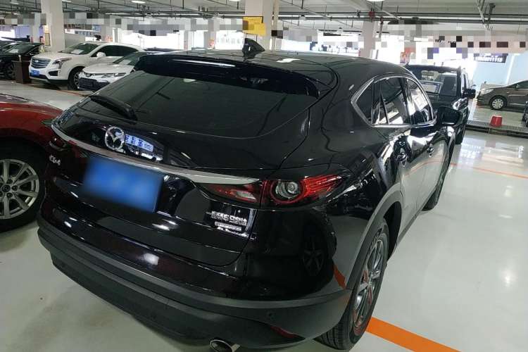 Used Mazda CX-4 2021 2.0L Automatic Two-Wheel Drive Blue Sky Exploration Edition Rear Right 45 Deg