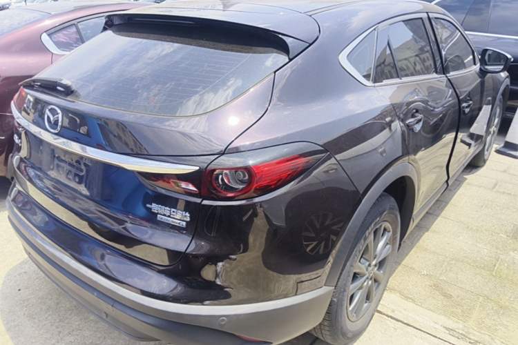 Used Mazda CX-4 2021 2.0L Automatic Two-Wheel Drive Blue Sky Dynamic Edition Rear Right 45 Deg