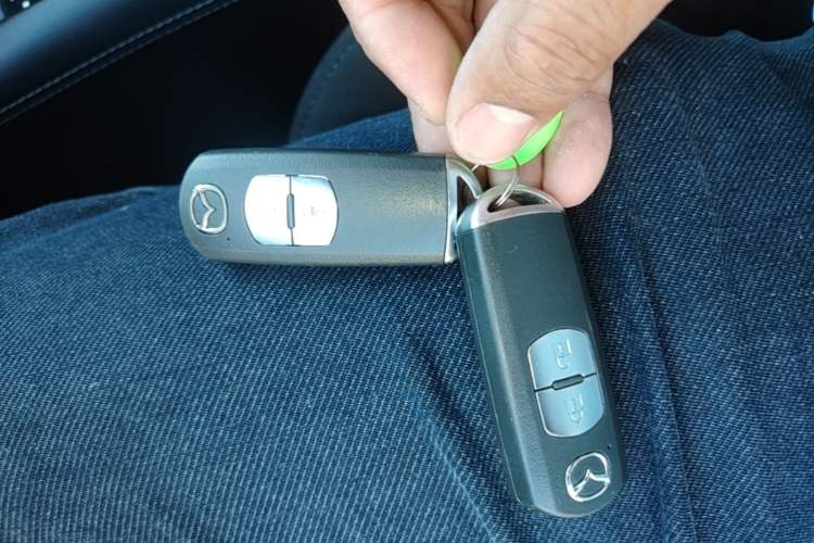 Used Mazda CX-4 2021 2.0L Automatic Two-Wheel Drive Blue Sky Exploration Edition Vehicle Key