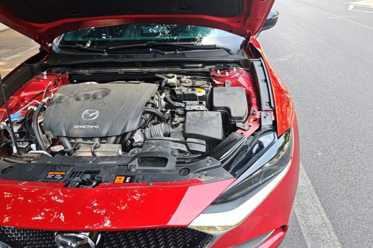 Used Mazda CX-4 2021 2.0L Automatic Two-Wheel Drive Blue Sky Exploration Edition Engine Bay Left