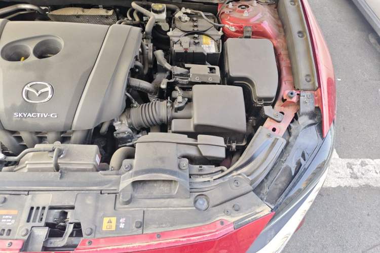 Used Mazda CX-4 2021 2.0L Automatic Two-Wheel Drive Blue Sky Luxury Edition Engine Bay Left