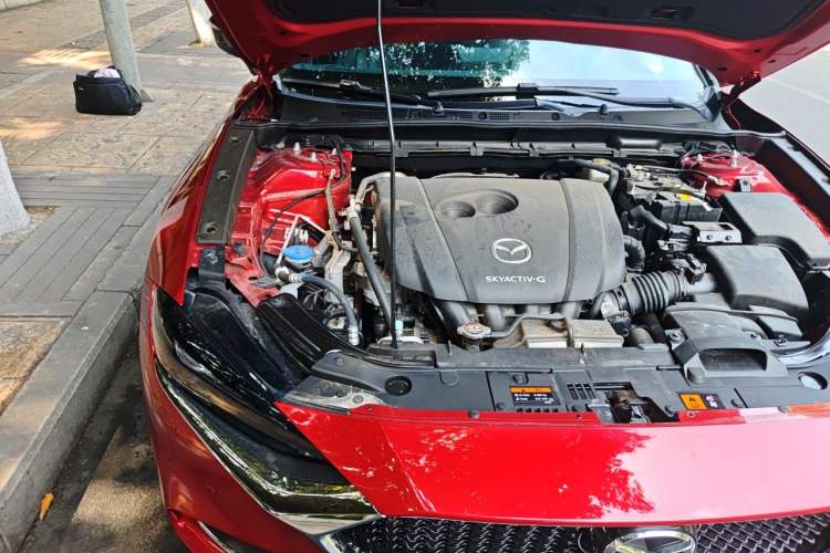 Used Mazda CX-4 2021 2.0L Automatic Two-Wheel Drive Blue Sky Exploration Edition Engine Bay Right