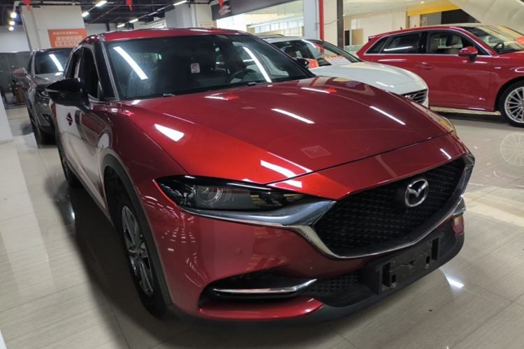 Used Mazda CX-4 2021 2.0L Automatic Two-Wheel Drive Blue Sky Exploration Edition Front Right 45 Deg