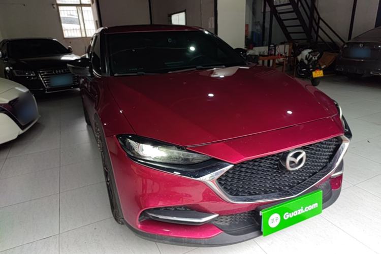 Used Mazda CX-4 2021 2.0L Automatic Two-Wheel Drive Blue Sky Dynamic Edition Front Right 45 Deg