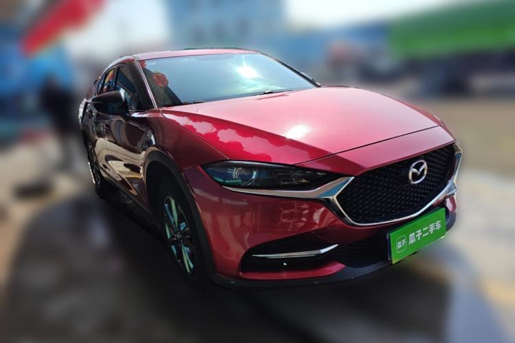 Used Mazda CX-4 2021 2.0L Automatic Two-Wheel Drive Blue Sky Dynamic Edition Front Right 45 Deg