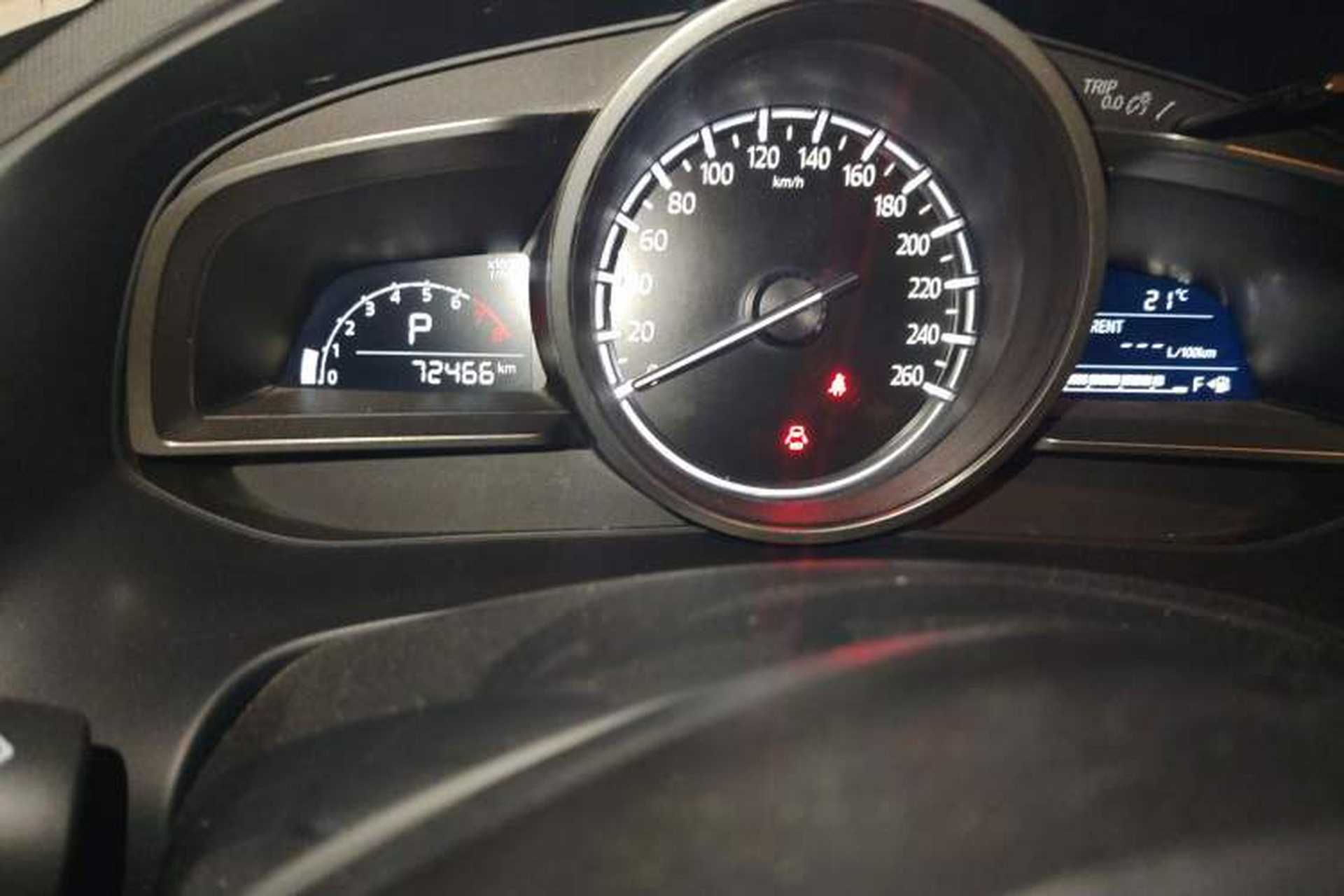 Used Mazda CX-4 2021 2.0L Automatic Two-Wheel Drive Blue Sky Dynamic Edition Odometer Close Up