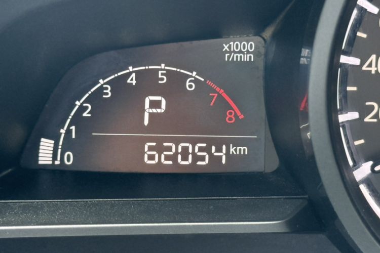 Used Mazda CX-4 2021 2.0L Automatic Two-Wheel Drive Blue Sky Luxury Edition Odometer Close Up