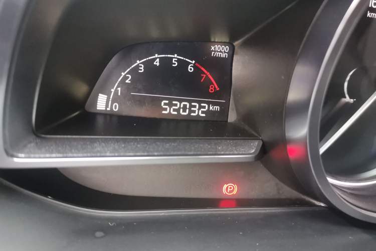 Used Mazda CX-4 2021 2.5L Automatic All-Wheel Drive Blue Sky Passion Edition Odometer Close Up