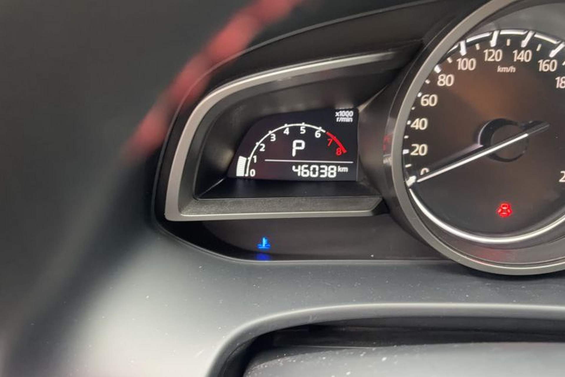 Used Mazda CX-4 2021 2.0L Automatic Two-Wheel Drive Blue Sky Dynamic Edition Odometer Close Up