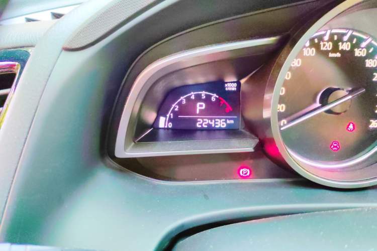 Used Mazda CX-4 2021 2.0L Automatic Two-Wheel Drive Blue Sky Exploration Edition Odometer Close Up
