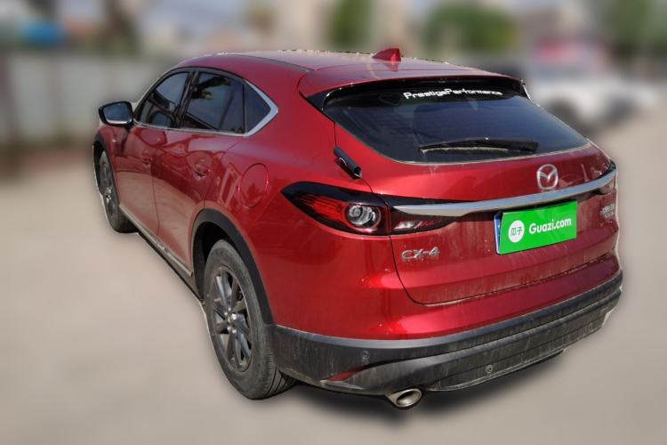 Used Mazda CX-4 2021 2.0L Automatic Two-Wheel Drive Blue Sky Dynamic Edition Rear Left 45 Deg