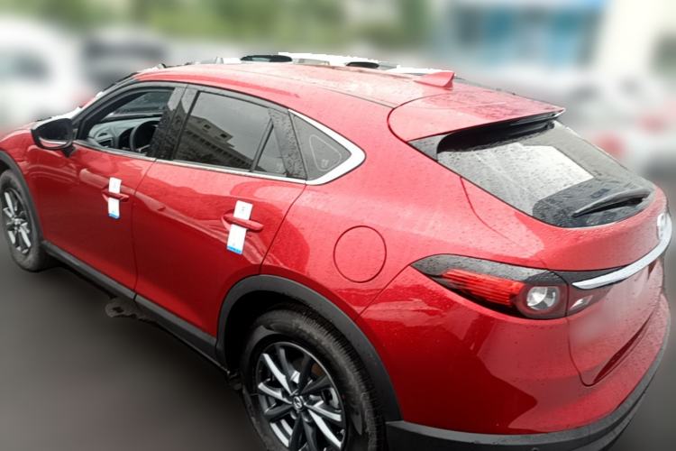 Used Mazda CX-4 2021 2.0L Automatic Two-Wheel Drive Blue Sky Exploration Edition Rear Left 45 Deg