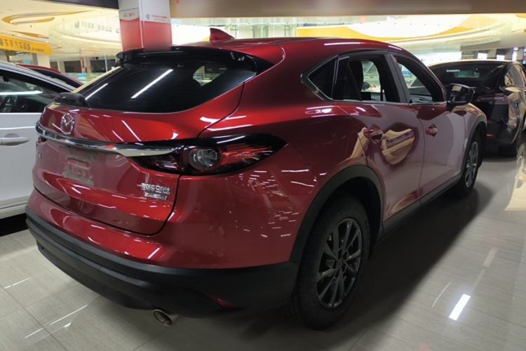 Used Mazda CX-4 2021 2.0L Automatic Two-Wheel Drive Blue Sky Exploration Edition Rear Right 45 Deg