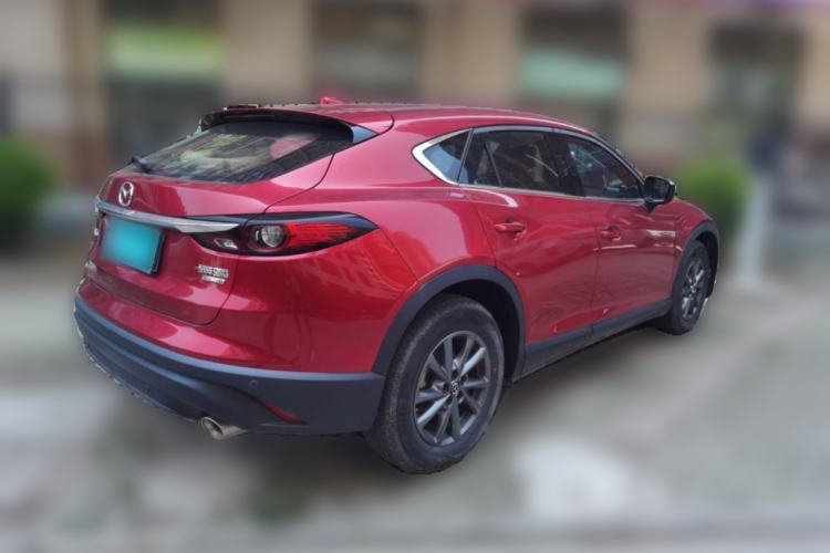 Used Mazda CX-4 2021 2.0L Automatic Two-Wheel Drive Blue Sky Exploration Edition Rear Right 45 Deg