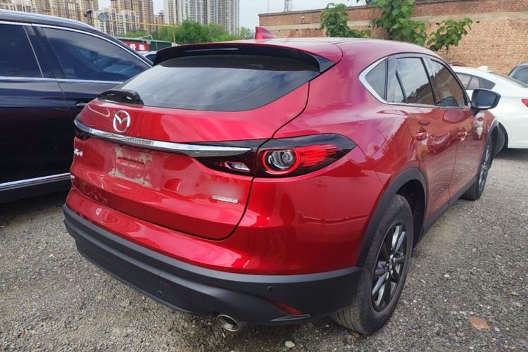 Used Mazda CX-4 2021 2.0L Automatic Two-Wheel Drive Blue Sky Exploration Edition Rear Right 45 Deg