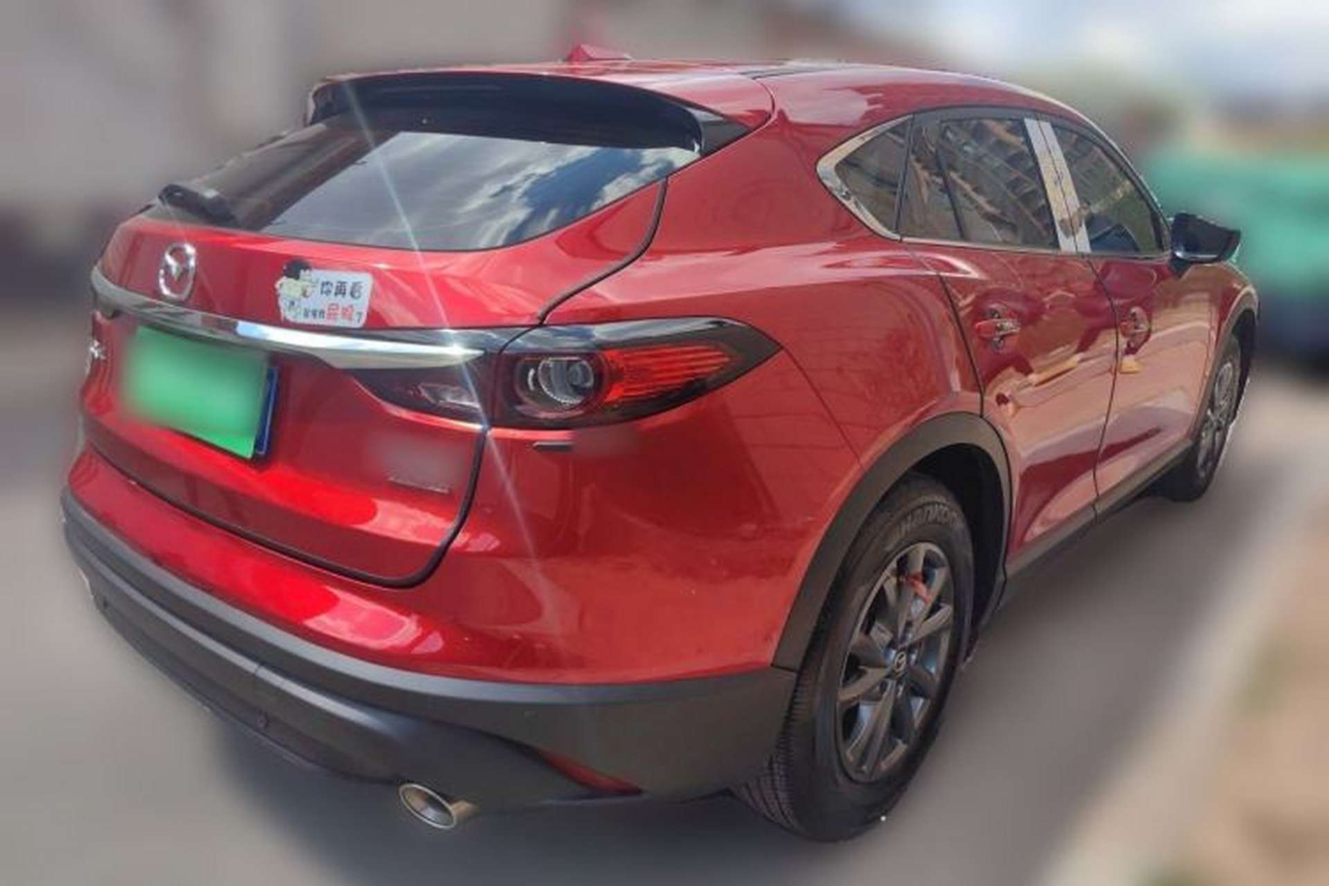 Used Mazda CX-4 2021 2.0L Automatic Two-Wheel Drive Blue Sky Dynamic Edition Rear Right 45 Deg