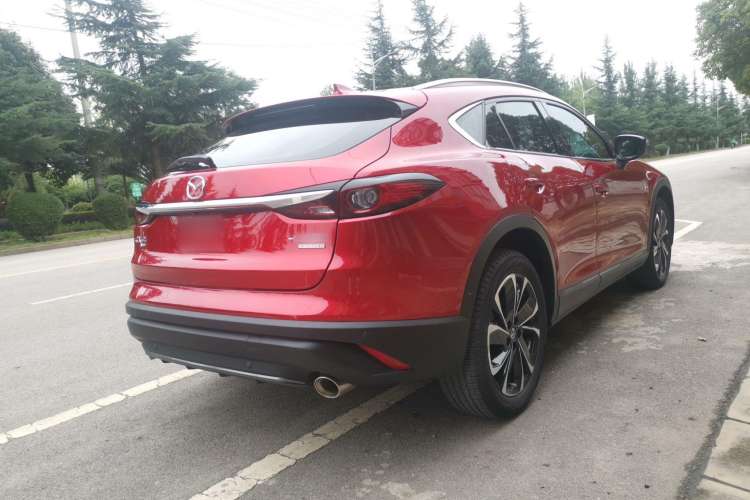 Used Mazda CX-4 2021 2.5L Automatic All-Wheel Drive Blue Sky Passion Edition Rear Right 45 Deg