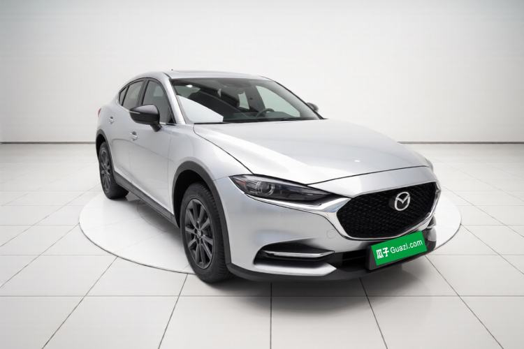Used Mazda CX-4 2021 2.0L Automatic Two-Wheel Drive Blue Sky Dynamic Edition Front Right 45 Deg