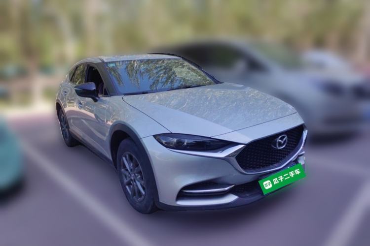 Used Mazda CX-4 2021 2.0L Automatic Two-Wheel Drive Blue Sky Dynamic Edition Front Right 45 Deg