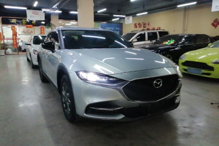 Used Mazda CX-4 2021 2.0L Automatic Two-Wheel Drive Blue Sky Dynamic Edition Front Right 45 Deg