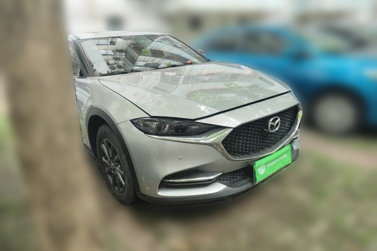 Used Mazda CX-4 2021 2.0L Automatic Two-Wheel Drive Blue Sky Exploration Edition Front Right 45 Deg