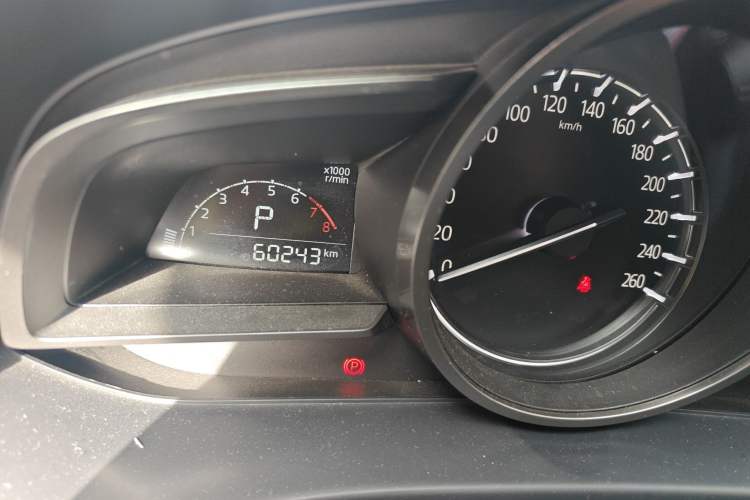 Used Mazda CX-4 2021 2.0L Automatic Two-Wheel Drive Blue Sky Luxury Edition Odometer Close Up